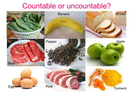 Bài giảng Tiếng Anh 7 - Countable or Uncountable