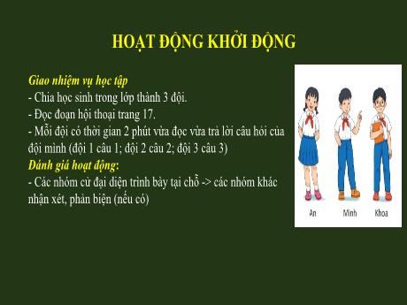 Bài giảng Tin học 6 - Chủ đề 2, Bài 4: Mạng máy tính